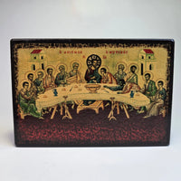 The Last Supper Orthodox Icon – 15 × 10 cm Church Icon House