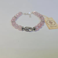 Orthodox Silver 925 Agate Stone Bracelet with St. Spyridon’s Shoe Charm – Multiple Color Variants - Church Icon House