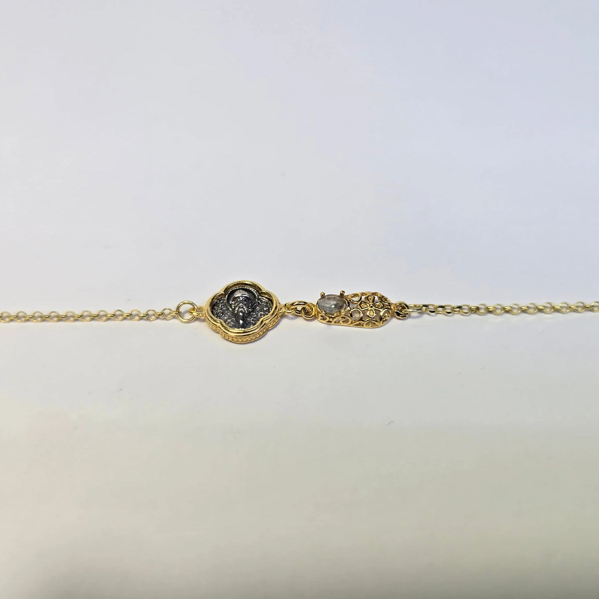 Orthodox Bracelet with St. Spyridon’s Shoe & Icon Charm – Gold & Silver Variants - Church Icon House