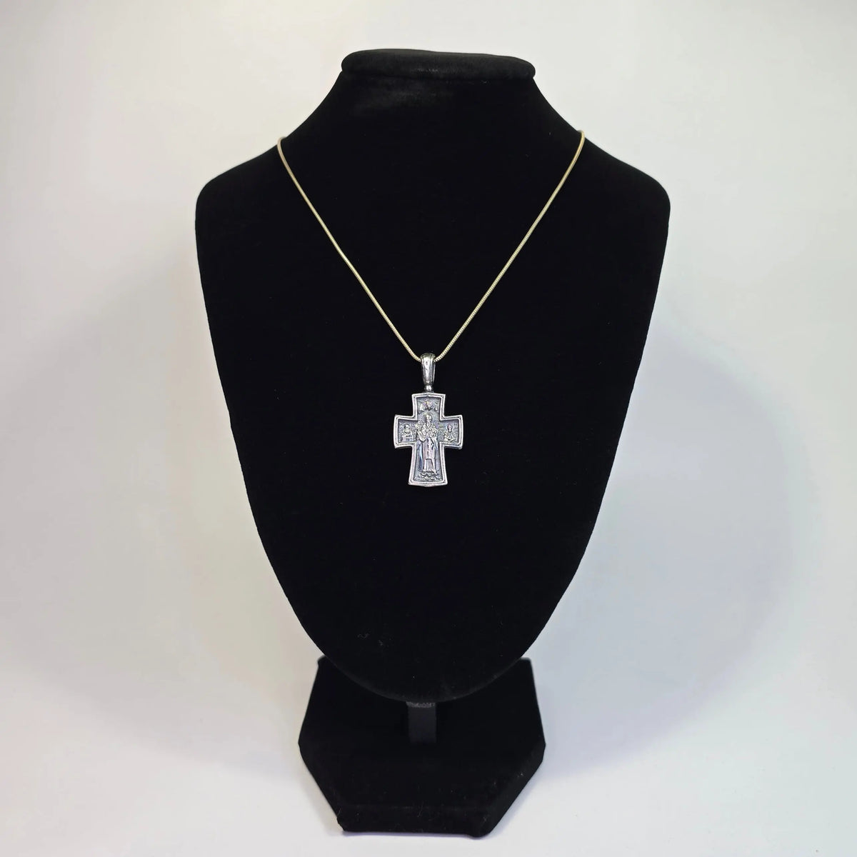 Orthodox Silver Cross Necklace – 6 Variants Church Icon Store