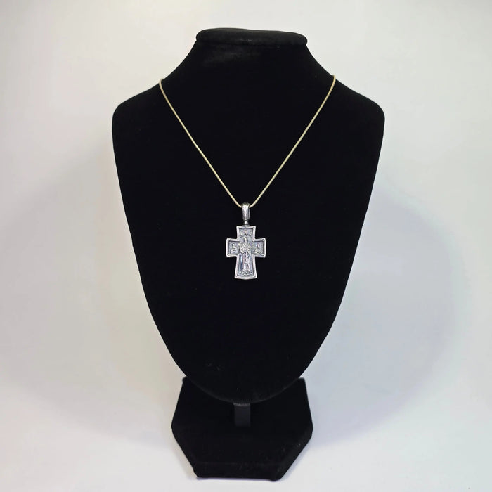 Orthodox Silver Cross Necklace – 6 Variants Church Icon Store