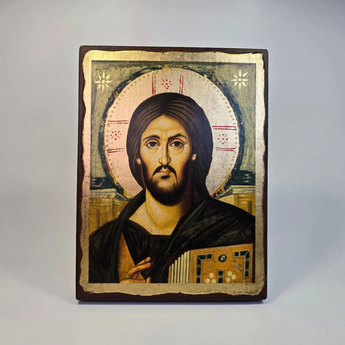 Christ Pantocrator Icon – 19.5 x 15 cm Church Icon Store
