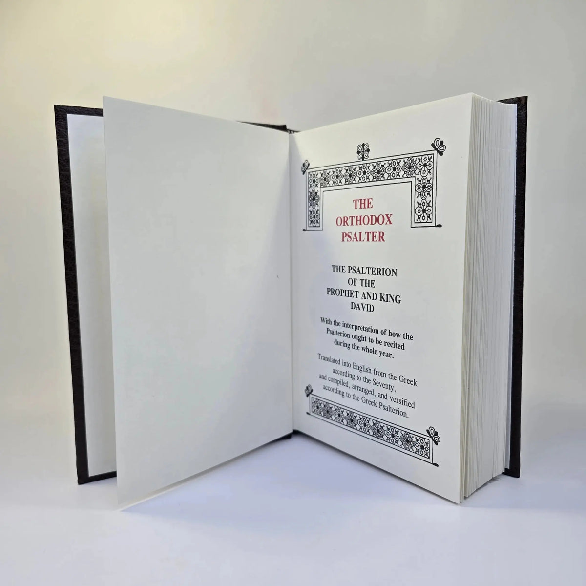 Orthodox Psalter interior pages