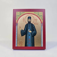 Saint Ephraim Icon – Small Orthodox Icon (9 x 7 cm) Church Icon Store