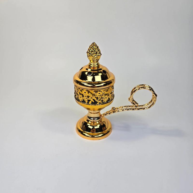 Orthodox brass incense charcoal burner