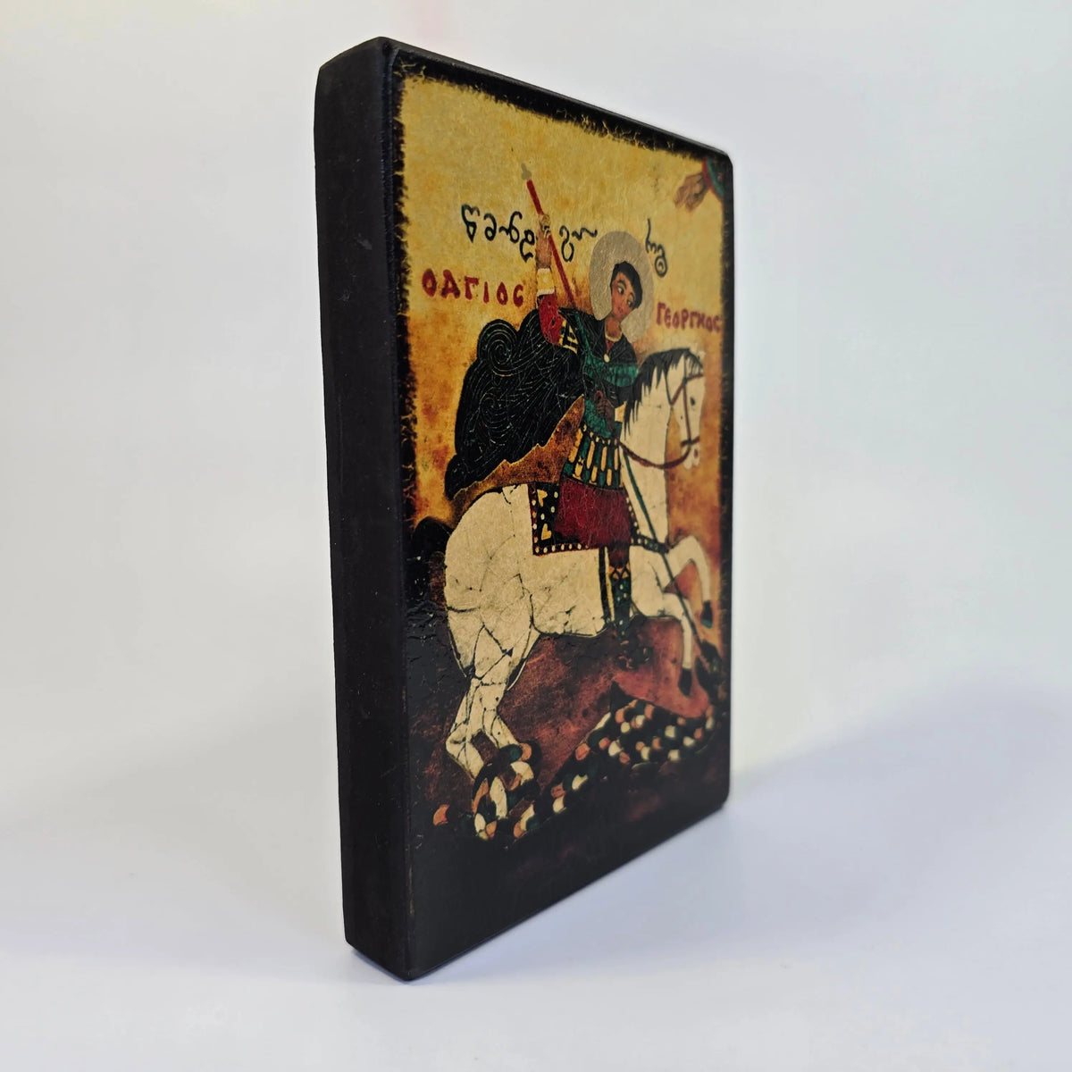 Saint George the Dragon Slayer Orthodox Icon – 15 × 10 cm (3 Variants) Church Icon Store