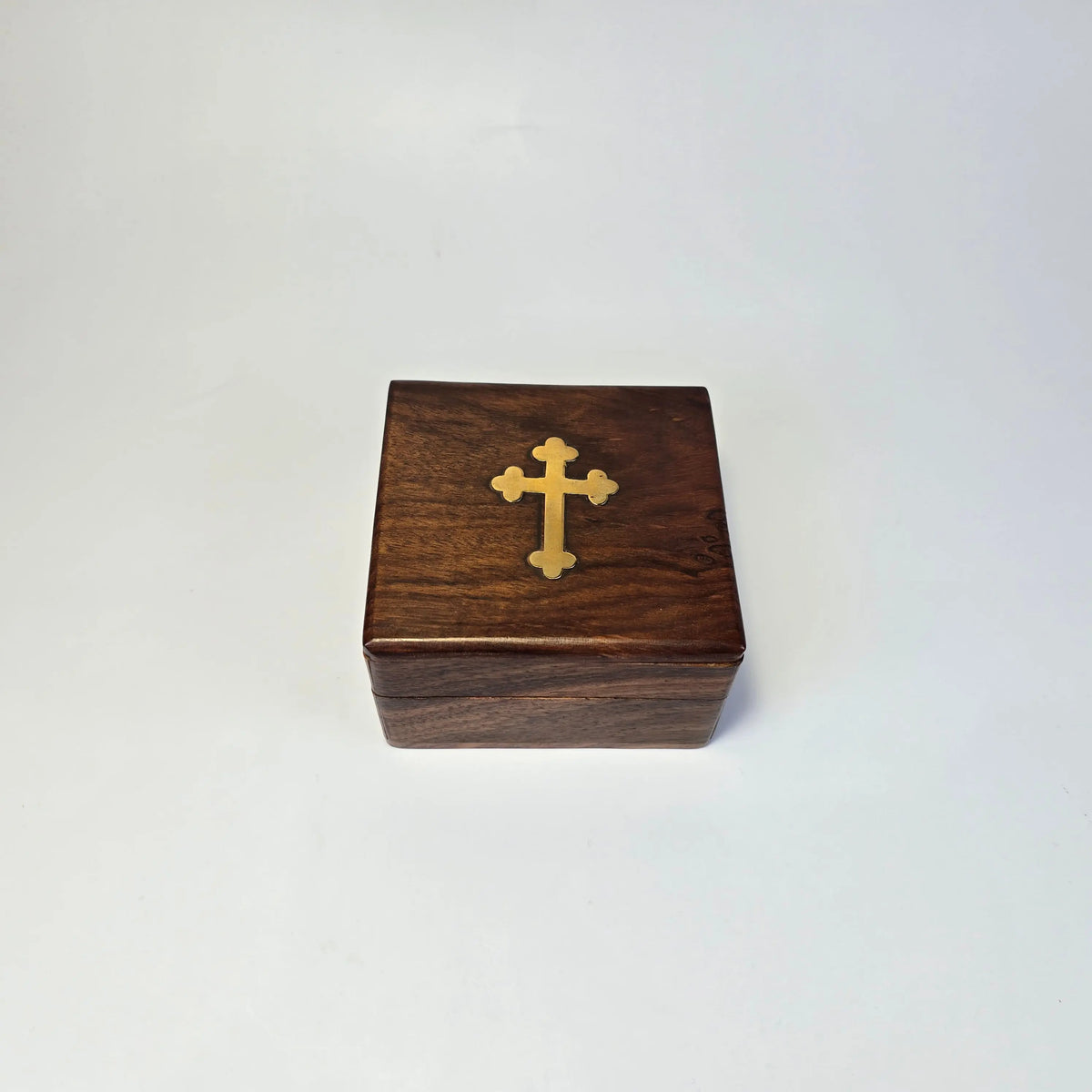 Orthodox Wooden Incense Box with Cross Church Icon Store