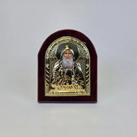 Orthodox Silver & Gold Plated Icons on Wooden Base (9.5 × 7 cm) Church Icon Store