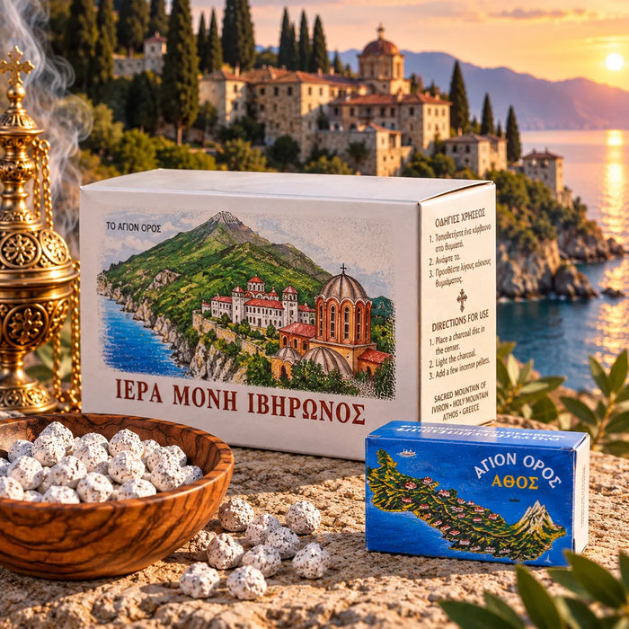 Myrrh Orthodox Incense - Sacred Monastery of Iveron, Mount Athos
