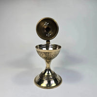 Brass Orthodox Charcoal Holder for Incense | Traditional Engraved Censer Church Icon Store