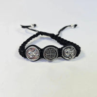 Orthodox Bracelet with Saint Icons & Cross | Adjustable Prayer Bracelet Church Icon Store