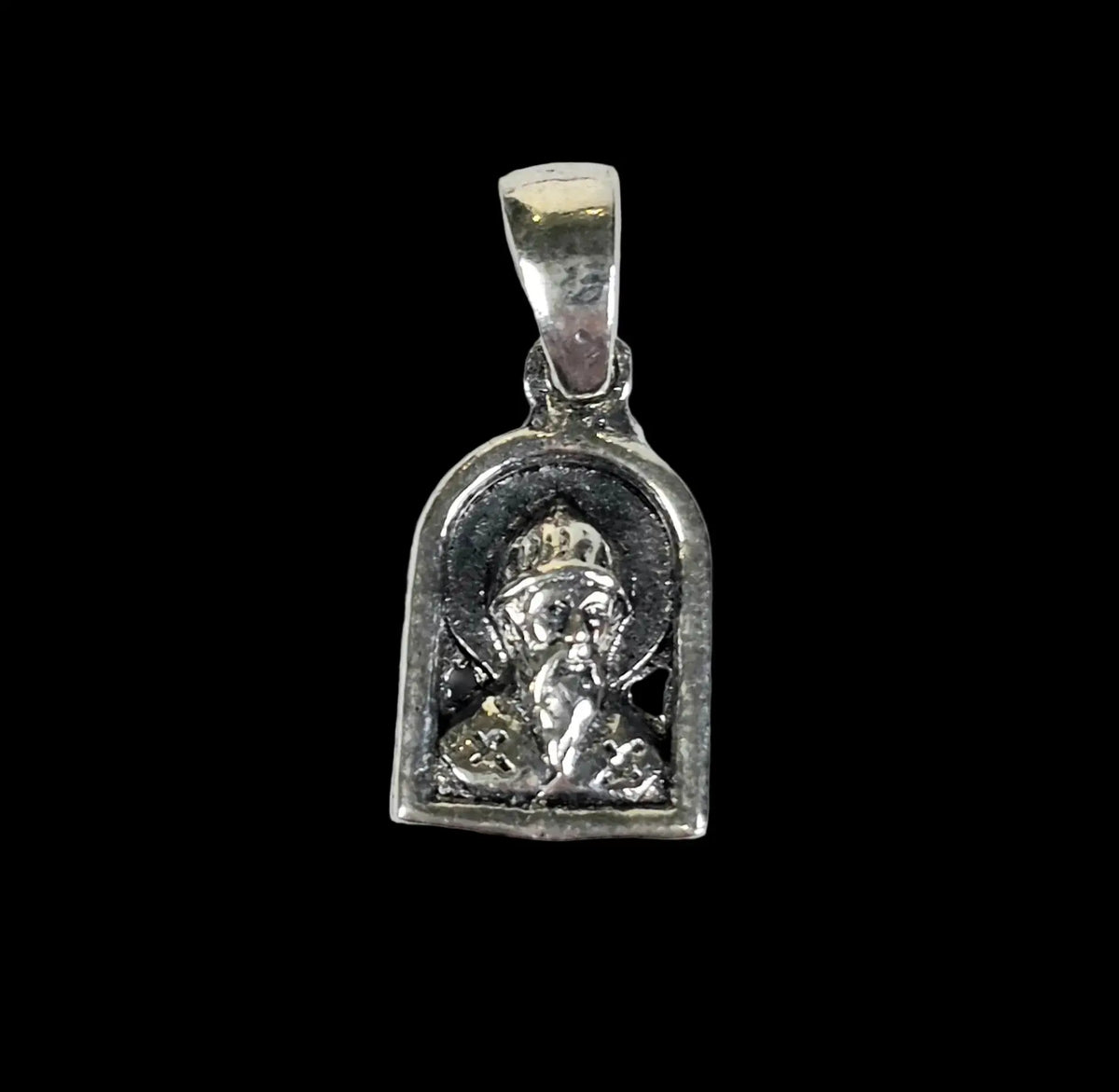 Saint Spyridon Orthodox pendant silver small blessed Corfu Greece