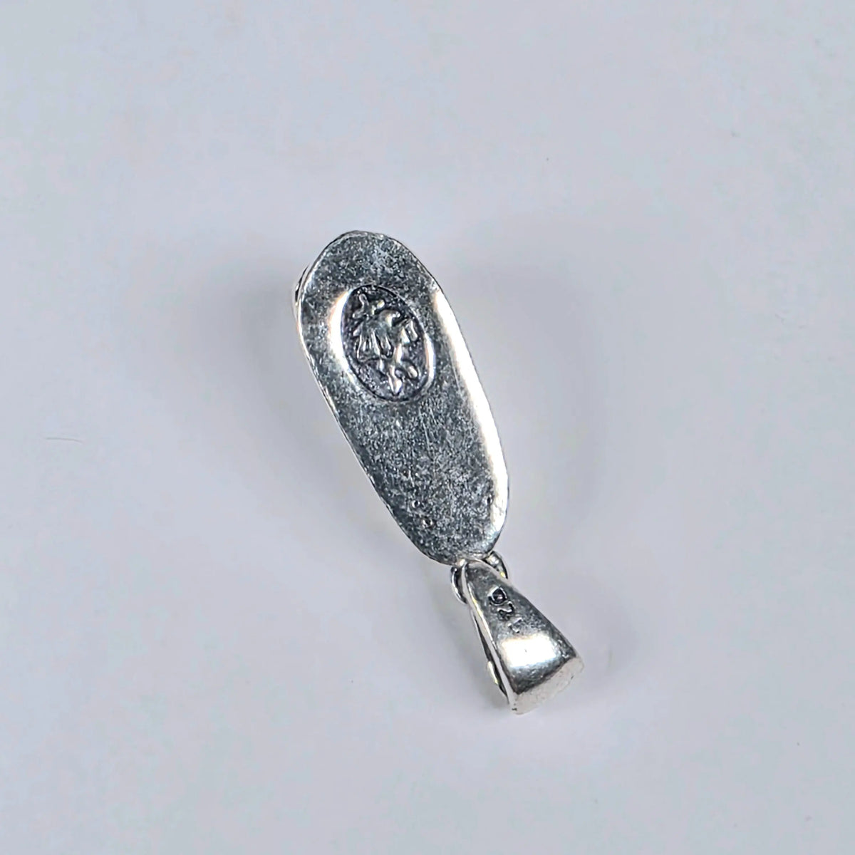 Saint Spyridon shoe pendant silver orthodox relic charm with real shoe relic inside