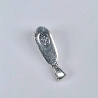 Saint Spyridon shoe pendant silver orthodox relic charm with real shoe relic inside