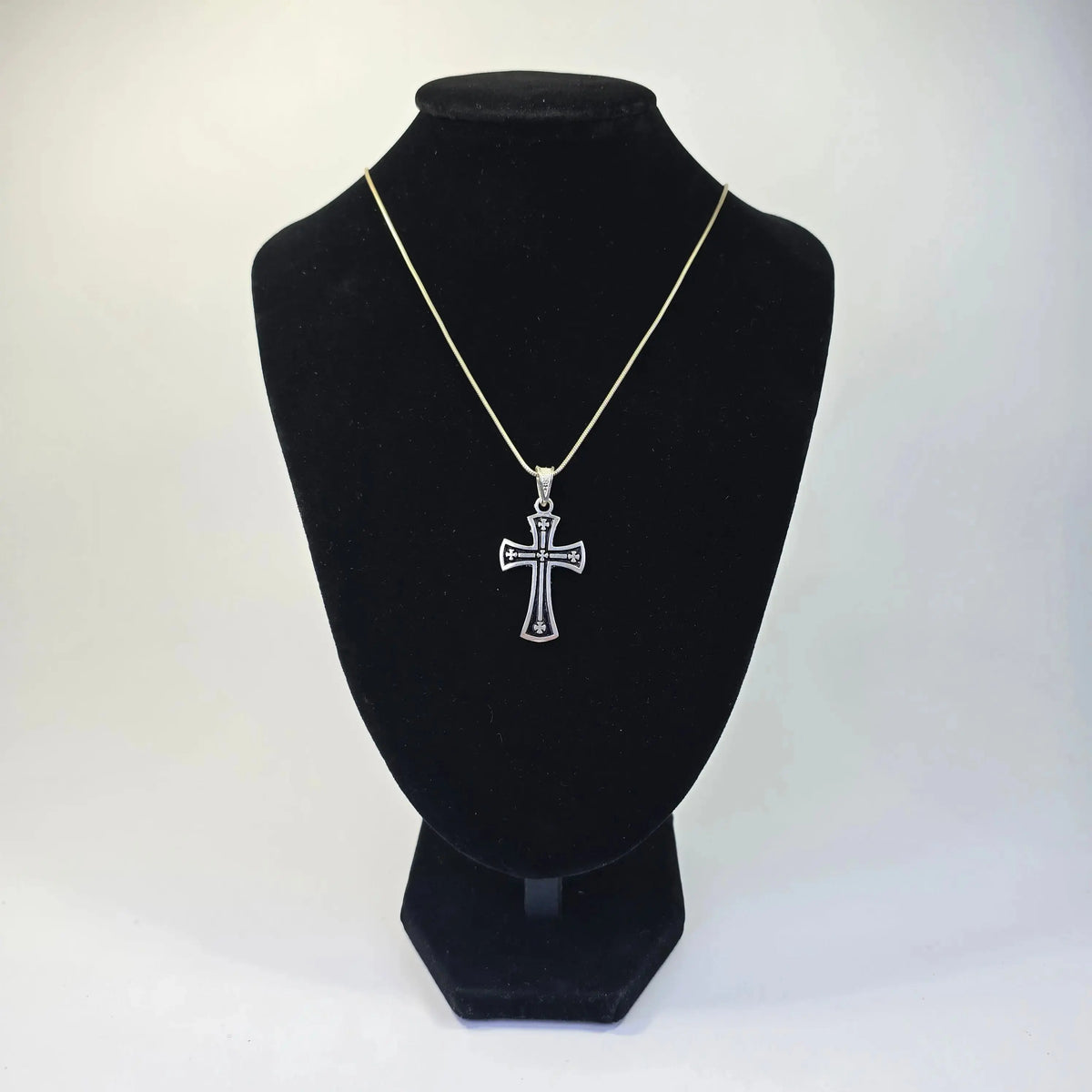 Orthodox Silver Cross Necklace – 6 Variants Church Icon Store