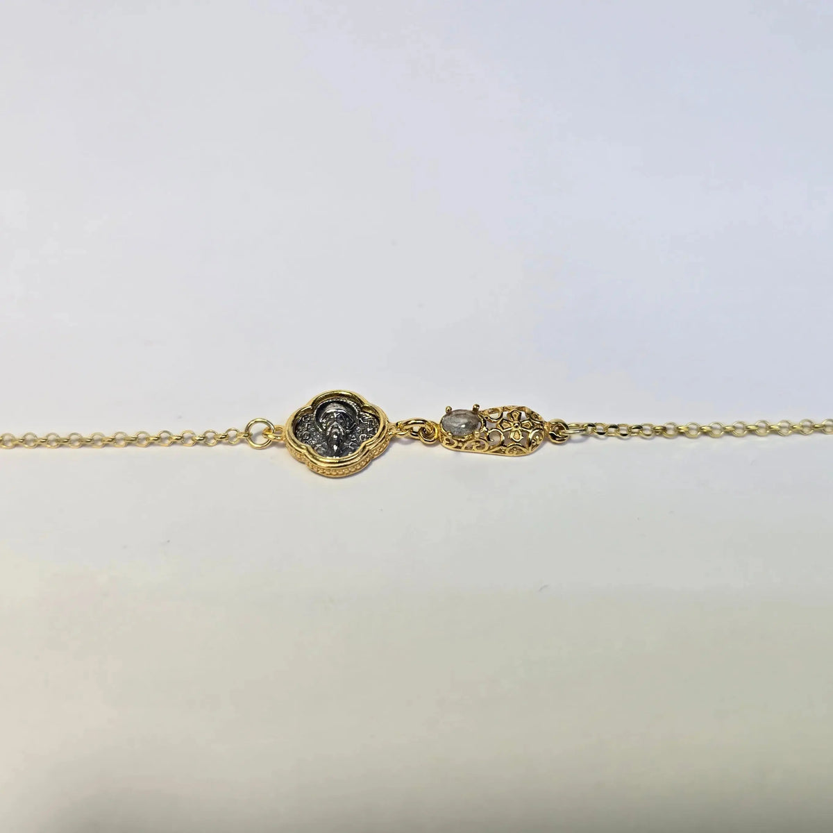 Orthodox Bracelet with St. Spyridon’s Shoe & Icon Charm – Gold & Silver Variants - Church Icon House