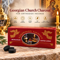 Georgian Incense Charcoal – Traditional Church Quality Church Icon Store