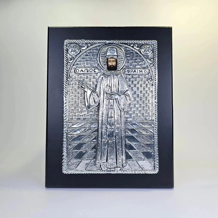 Saint Ephraim of Nea Makri Icon – Made in Greece Sacred Icon House